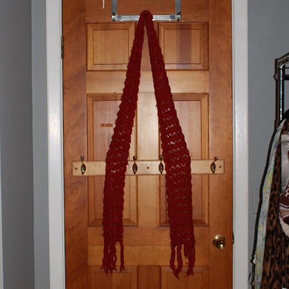 Unknown Brand Handknit Crochet Scarf - Picture 3 of 6